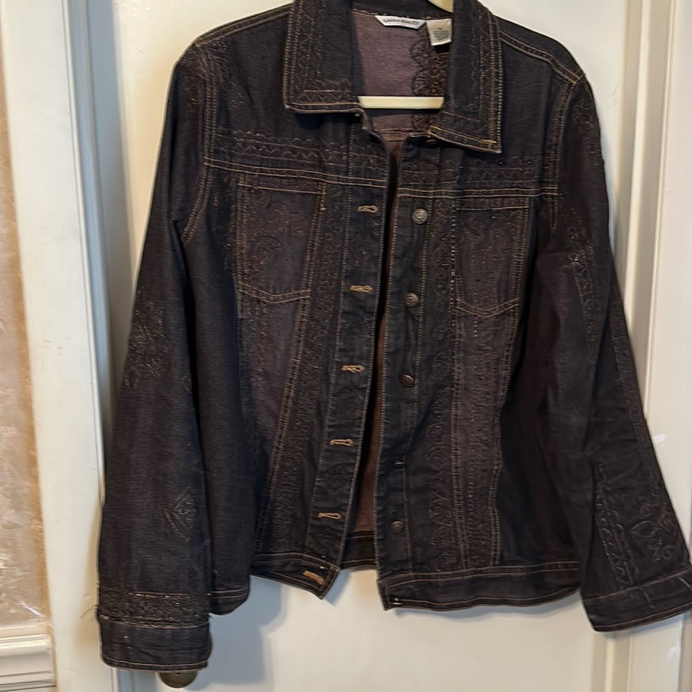 Vintage Laura Ashley Jean Jacket XL